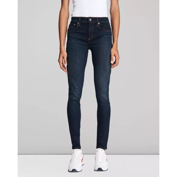 Rag & Bone Skinny Stretch Denim Jeans in Bedford Wash - Picture 1 of 10